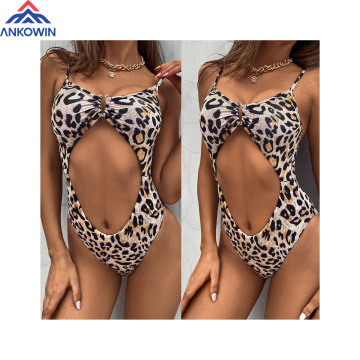 Wholesale High Quality Fashion Sexy Leopard Print Bikini Breathable Curvy Surf Swimwear For Women